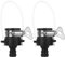 2Pcs Quick-Release Tap Hose Connector with Beaded Chain Anti-Slip Design, Universal 16-20mm Kitchen Sink & Garden Hose Pipe Adapter, Tap to Hose Connector UK with Pipe Clips for Mixer Taps