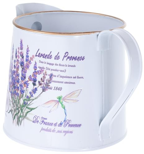 CHICAMPERA Watering Can Flower Vase Watering Can 11*h11*13cm Iron Retro Creative Aesthetic Indoor and Outdoor Use Decorative Pitcher for Patio and Dining Table Indoor Plants