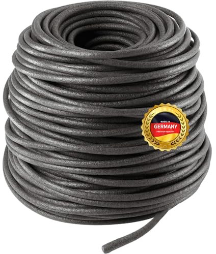 Gedotec PE Rundschnur PROFI Dichtband 10 mm Ø | 10 Meter Dichtschnur [INDUSTRIEQUALITÄT] zur Hinterfüllung von Fugendichtstoffen | Fugen-Dichtung aus Polyethylen | Fugenfüllprofil Schaumstoff rund