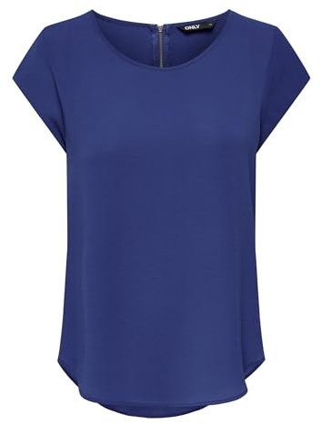 ONLY 15142784 - Blouse - Femme - Bleu (Surf The Web Surf The Web) - EU 36/FR: 38