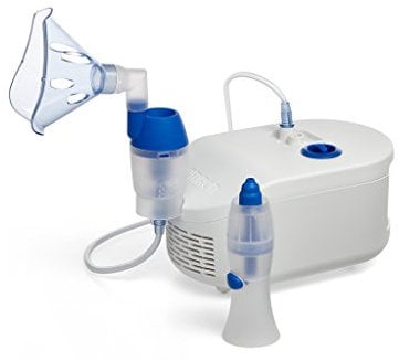 OMRON C102 Total 2-in-1 Nebuliser with Nasal Shower - Comprehensive Respiratory Treatment Device for Both Adults and Children, Effective for Managing Respiratory Conditions