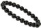 ELEDORO echtes Edelstein Perlen Armband - Natürliche Chakra Power Steine, Stretch Design, 8mm (Onyx)