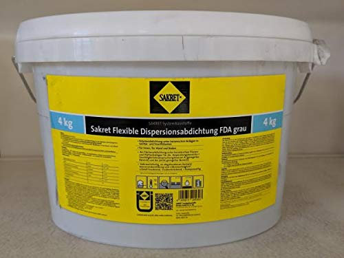 Sakret Flexible Dispersionsabdichtung FDA 4 kg, grau