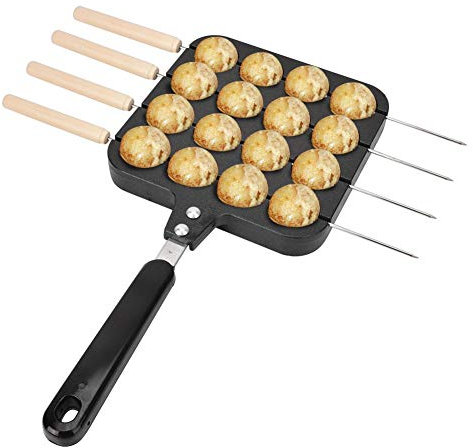 Mumusuki Takoyaki Grill Plaque De Cuisson Cuisson Plateau En Aluminium Fondu En Aluminium Adhesif Cuisine Japonaise Ronde Crepe Cuisine