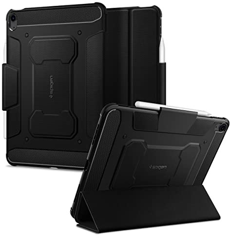 Spigen Funda Rugged Armor Pro Compatible con iPad Air 11 Pulgadas 7ª Generación M3 (2025) / iPad Air 6ª/5ª/4ª Generación 11/10.9 Pulgadas (2024/2022/2020) - Negro