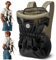 ALLSOPETS Zaino per Cani e Gatti – Zaino Porta Cane Frontale Traspirante e Comodo con Gancio di Sicurezza, Ideale per Viaggi Escursioni Campeggio (Verde Oliva, L)