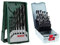 Bosch 7 pces. Kit de forets à bois hélicoïdaux Mini-X-Line & Bosch Professional Ensemble de 25 forets hélicoÏdaux HSS PointTeQ (pour métal, ProBox, accessoires pour perceuses-visseuses)