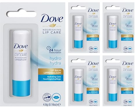 Dove Lip Balm | Nourishing Lipcare 4.8 g | Hydrating Care | Lip Care (Pack of 4)