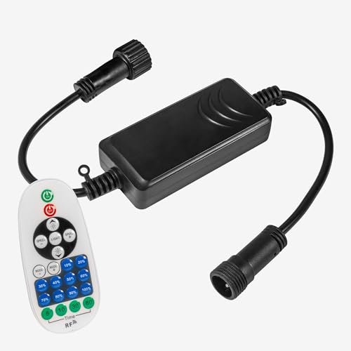 SKYLANTERN Variateur de Lumière LED IP65 - Dimmer avec Télécommande Incluse - Variateur d'Intensité Lumineuse pour nos Ampoules LED Filament Dimmables