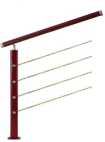 Cenz-888 Handläufe für Treppen PVC-gebürstetes Treppen-Handlauf-Säulen-Innenhaus-Fenstergeländer-einfaches Edelstahl-Geländer-Balkon Treppenhandlauf für drinnen und draußen (Color : C(1m))
