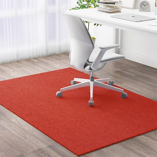 Bürostuhl-Bodenmatte Schreibtischstuhlmatte für Hartholzböden | 60x120cm,Rutschfeste, Harte Bodenschutzmatte, Bürostuhl-Unterlage, Computerstuhl-Teppich für Heimbüro