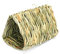 WWHJR Casa de césped natural para un cómodo túnel de animales pequeños, juguete para masticar, juguete de paja hecho a mano para evitar el paso