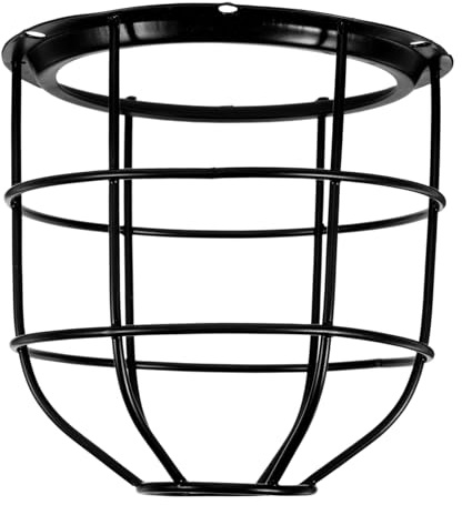 Artibetter Wire Mesh Light Bulb Cage Guard Explosion Proof Light Cover Metal Lamp Bulb Protector for Workshop Lights Signal Lamps Ceiling Fan Lights 5.71 in