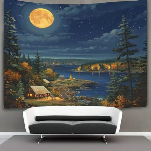 kaiyun Helle Sterne Wandbehang Wandtuch Pharao Wandteppiche 3D Heimdekoration Für Raum 70cmx100cm