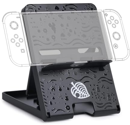 OIXEYA Supports pour Switch/Switch OLED/Switch Lite, Support de Console Playstand pour Nintendo Switch Support Pliable, Supports de Jeu Ajustables pour Switch OLED