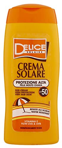 Delice Solaire Sehr hoher Schutz Sonnencreme - Packung mit 250 ml