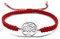 MYSTIC JEWELS By Dalia – Braccialetto in Argento Sterling 925, Albero della Vita, in Filo macramè, Regolabile, Idea Regalo. e Argento (Argento)