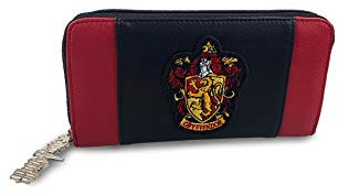 Groovy Uk Harry Potter Gryffondor Porte-Monnaie Haut de Gamme, Noir/Bordeaux