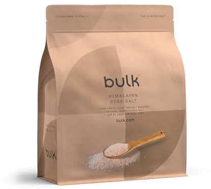 Bulk Sel rose de l'Himalaya, 500 g, l'emballage peut varier