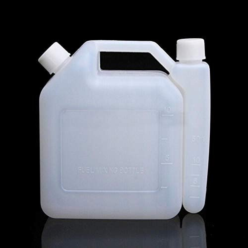 BYFRI Botella De Mezcla 2l Tiempos Aceites De Gasolina del Tanque De Combustible del Envase 25: 1 50 a 1 para La Motosierra Trimmer