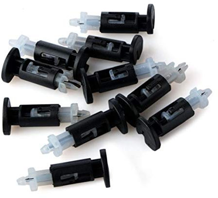 Hotaden 10 Pcs Plastic Mounting Clip for Cpu Coolers Nalis Computer Cooling Fan Accessories