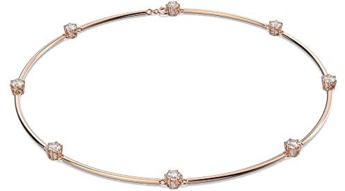 Swarovski Constella Halskette, Weiss, Roségold-Legierungsschicht