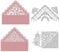 GLOBLELAND Spitze Stanzschablonen Metall Schneiden Schablonen Ecke und Spitze Stanzformen für Kartenherstellung und DIY Scrapbooking Papier Sammelalbum Dekor