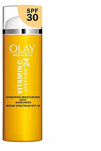 Olay Vitamin C Hydrating moisturizer with sunscreen, SPF 30, 1.7 Oz