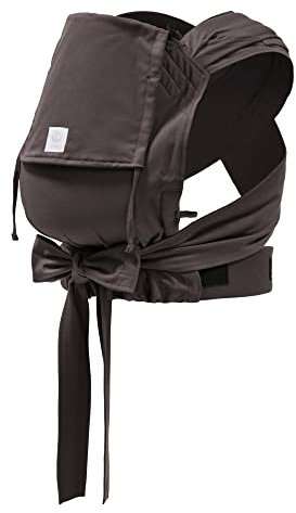 Stokke Limas Babytrage, Espresso Brown - Modell 2023 (OCS) - Half-Buckle Babytrage für Neugeborene - Ergonomisch und anpassbar - Drei Tragepositionen - Ab Geburt bis 15 kg