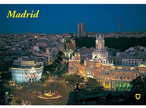 Imán Madrid Nocturno Foto aérea