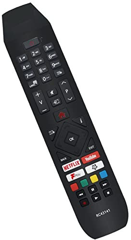 Mando a distancia de repuesto RC43141 para Hitachi Colour TV 50HK25T74U 49HB26T72U 50HK25T74U 50HK25T74U 50HK25T74U 24HB21T65U 43HK25T74U