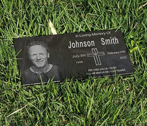 SHINCEL Pietre Commemorative Umane Personalizzate, tombe di lapide Personalizzata per Perso Il Caro, lapide commemorativa per Decorazione di cimiteri