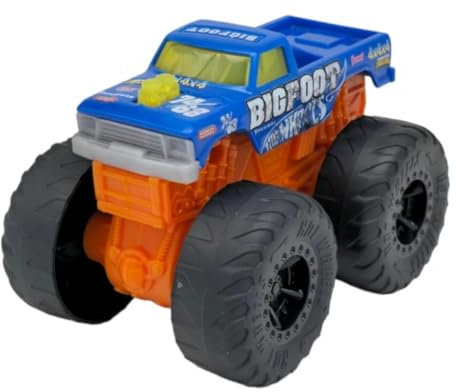 Hot Wheels Monster Trucks Roarin Wreckers, 1 1:43 Scale Truck with Lights & Sounds, Plays Truck s Theme Song, Toy for Kids 3 Years Old & Older