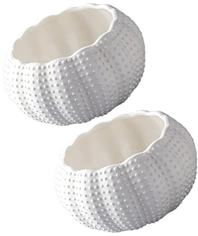 RORPOIR 2 Uds Plato De Cerámica Cuenco De Postre Cuencos De Aperitivo Cuenco De Inmersión Cerámica Mate Cuencos Pequeños Para Erizo De Mar Cuencos De Erizo De Mar Cuencos Pequeños