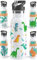 OWLBOOK® Dino Edelstahl Trinkflasche Kinder | Wasserflasche mit Strohhalm | 600 ml | Sportdeckel | Spülmaschinenfest | Schule Sport | Schulanfang Jungen Geschenke Einschulung Junge | Baby Dinos