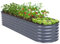 Ohuhu Hochbeet Metall 240x60x45 cm 9-in-1 Hochbeete-Kit Hochbeete für Garten aus Premium Zink-Aluminium-Stahl, Garten Pflanzkasten Hoch Gartenbeet Hochbeet Balkon Pflanzbeet für Gemüse Blumen