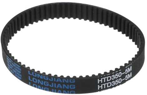 sourcing map HTD5M-350 Gummizahnriemen 70 Zähne Geschlossene Schleife Riemenscheibe Zahnriemen 15mm Breite, 350mm Umfang Synchronriemen