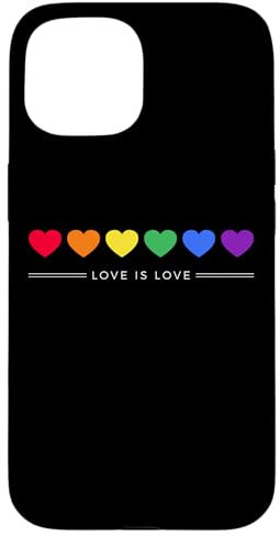 Happy Pride Month - Love is Love - LGBTQ+ Hülle für iPhone 15