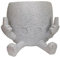 VELUNE Pot de fleurs, joli pot de fleurs pour doigt d'honneur - Pot de fleurs de jardin en résine - Pour pelouse, cour, décoration de jardin
