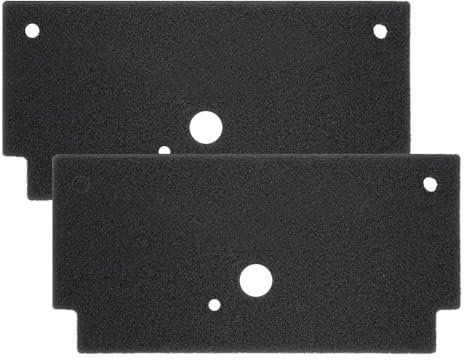 Filter für Schwammfilter für Ersatz BOSCH 12022801 Schwammfilter Filtermatte Wärmepumpentrockner Filter Trockner Kondenstrockner Filterschaum Schaumstoff Sockelfilter Filtermatte (2 Filter Set)