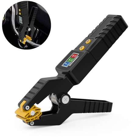 KAISAL HVAC Pipe Clamp Thermometer High Accurate Real-time Temperature Meter,Data Waveform Display Temperature Clamp Monitor for Heating and Cooling Systems,Measuring Range -50℃-260℃