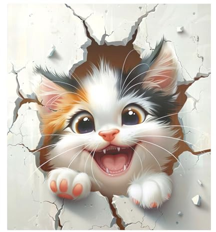 A Naughty Cat Geschirrspülerabdeckung, Geschirrspüler-Magnetabdeckungen für die Vorderseite, Geschirrspüler-Magnetabdeckung groß