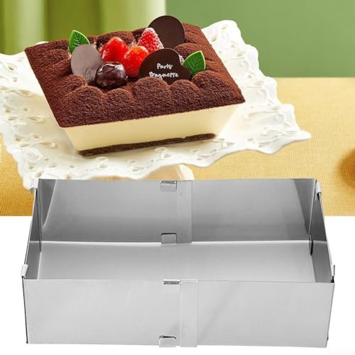 Stampo professionale in acciaio per dolci quadrati perfetti