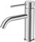 FORIOUS Wasserhahn Bad, Waschtischarmatur Waschbecken Armaturen in Spotresist Gebürstetes Nickel mit Einhandgriff Mischbatterie für Waschbecken im Bad, Gäste-WC
