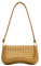 JW PEI Damen Joy Schultertasche - Braun Efälschte Bambusgewebte