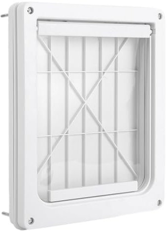 Porte pour chat – Porte pour chien de grande taille, porte résistante aux intempéries pour animaux domestiques | Porte résistante aux intempéries pour animaux domestiques avec rideau de porte,