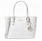 Michael Kors XS Carry All Jet Set Travel Damen Tragetasche, Optisches Weiß, X-Small