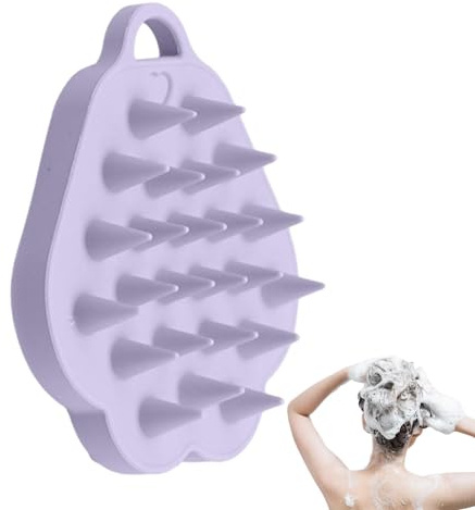 Kopfhaut-Massage-Shampoo-Bürste, Shampoo-Bürste - Weiche Silikon-Kopfhautbürste für Haarwachstum,Kopfschrubber zum Haarewaschen, Kopfhautpeeling, Schuppenbürste für die Kopfhautpflege von Männern und