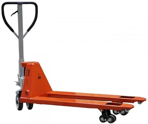 Gabelhubwagen 2000 Kg Gabellänge 800 mm Gummi/Polyurethan Tandem