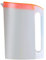 Large Capacity Heat Domestic Thick Outdoor Plastic 2L Juice Bar Water Carafe Travel Bottle Warmer (Orange, One Size)